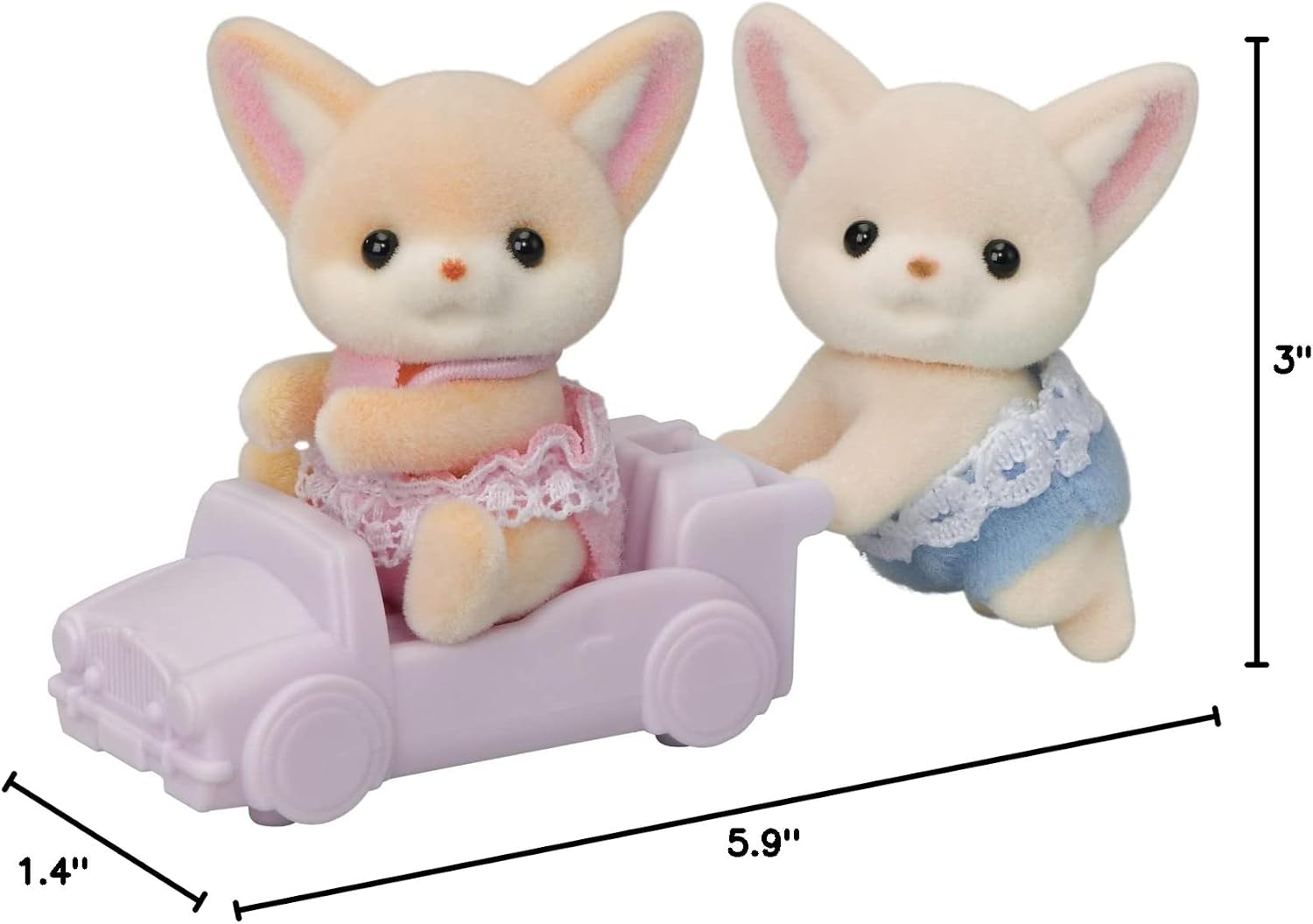 Calico Critters Hopscotch Rabbit Twins - Adorable Bunnies for Endless Imaginative Play. Bring Home the Double the Fun with These Charming Twins!