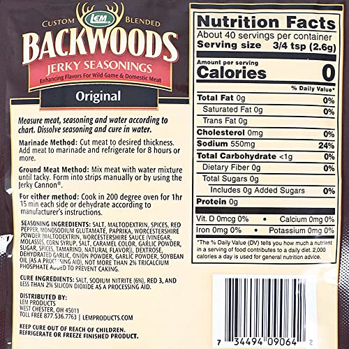 LEM Backwoods Original Jerky Seasoning, 5 Lbs.