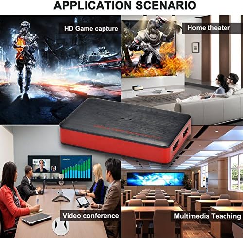 Y&H USB3.0 HDMI Game Capture Card Audio Video 4K 30P/1080P 120fps Record and Live Streaming