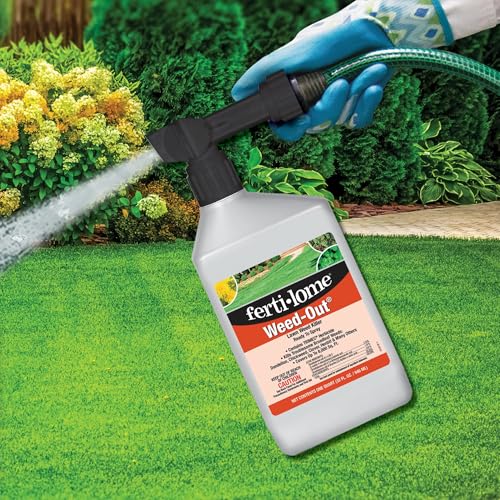 Fertilome (10515) Weed-Out Lawn Weed Killer Concentrate, 32 oz | Triclopyr liquid concentrate - Treats 200+ broadleaf weed species, 8,000 sq ft/pint - Lawn homeowners