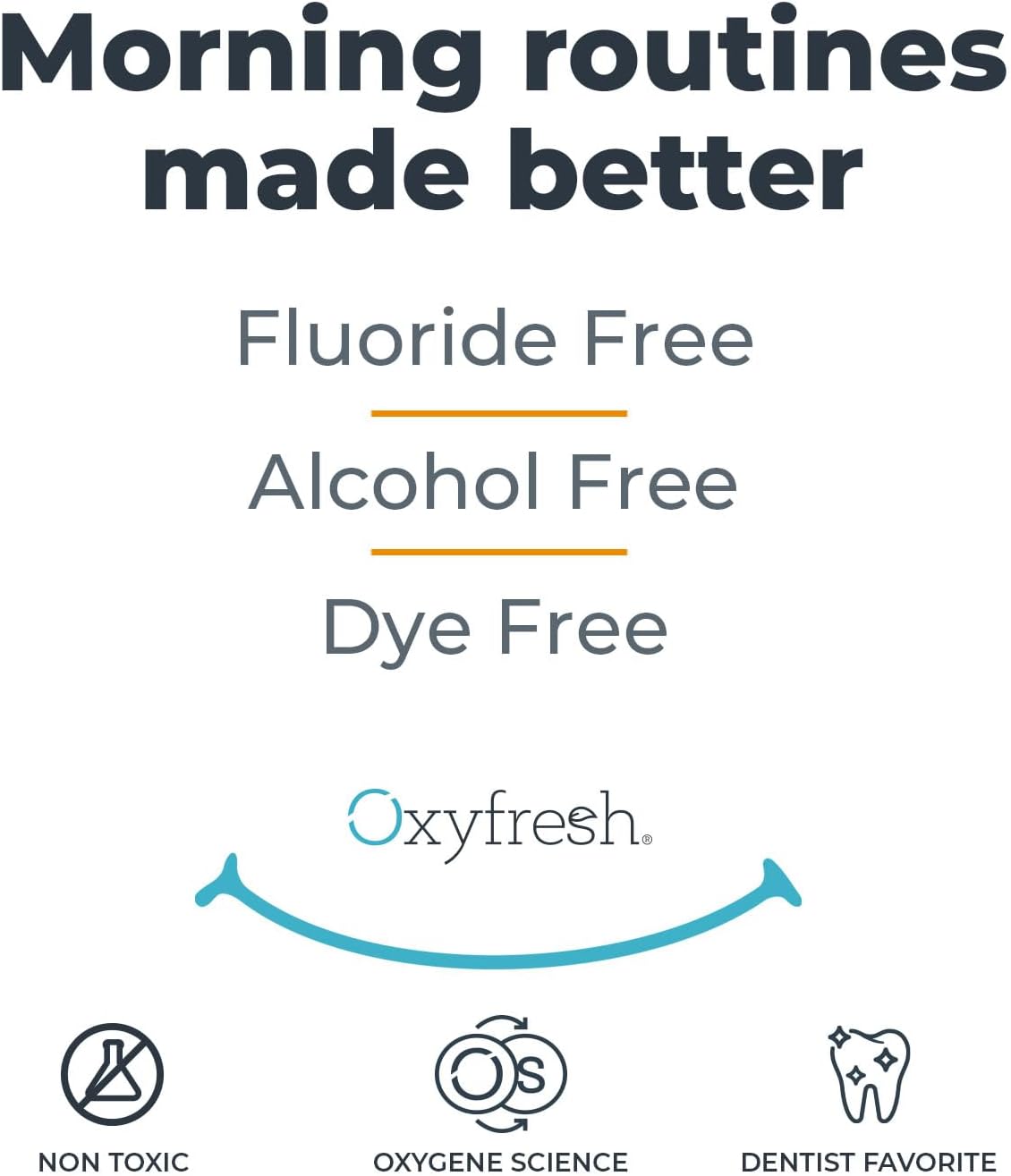 Oxyfresh Lemon Mint Fresh Breath Mouthwash – Bad Breath Treatment – SLS & Fluoride Free – Alcohol Free, Gentle Nonburning with Xylitol & Essential Oils – 16 Fl Oz | Refreshing Oral Rinse for Bad Breath – Alcohol Free, Gentle Non Burning Mouthwash with Xy…