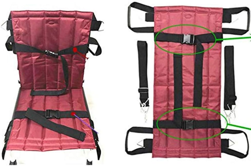 Foldable Patient Lift Stair Slide Board, Mobility Aids Equipment Transfer Emergency Evacuation Wheelchair Belt Sling Disc Use for Seniors, Bedridden