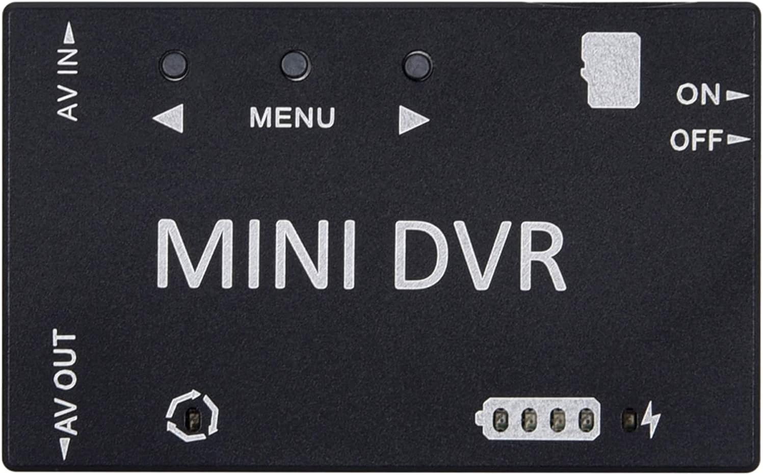 Mini FPV DVR Digital Video Recorder, 720P HD, NTSC/PAL, 32GB TF-Card Support, Built-in Battery, 3.5mm AV Interface