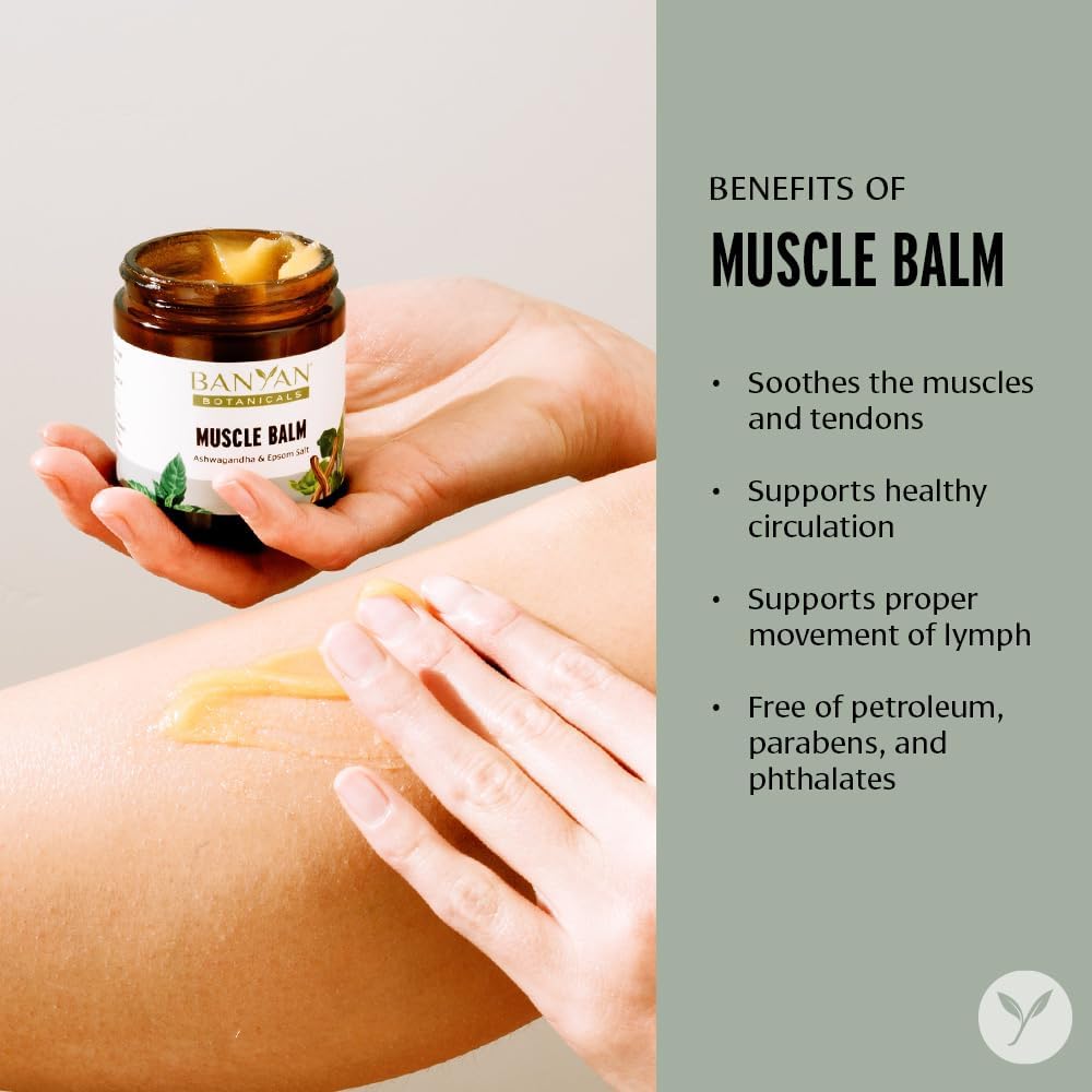 Banyan Botanicals Joint Balm – Organic Balm for Joints with Boswellia and Guggulu – for Supporting Comfortable Joints and Overall Joint Health – 4 oz – Non-GMO Sustainably Sourced Petroleum Free