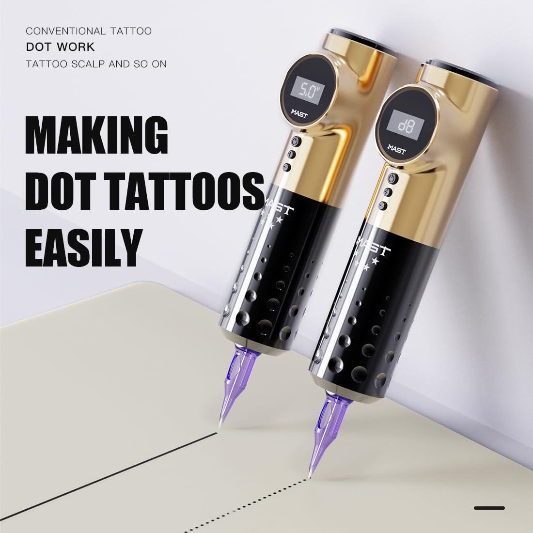 Mast Archer Cordless Tattoo Pen Machine Rotary Tattoo Gun