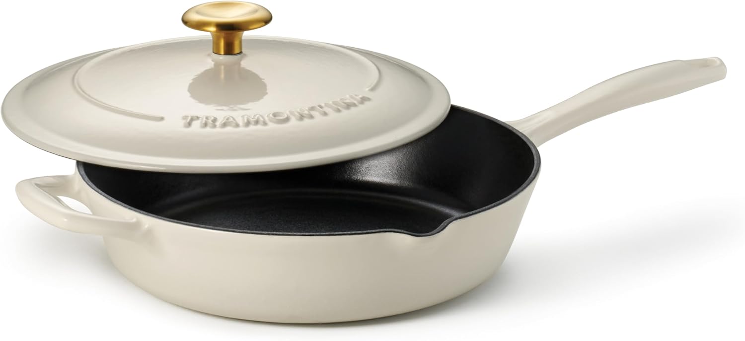 Tramontina Bestow Enameled Cast Iron 10-Inch Skillet, Blue | Perfect Pan for Frying, Searing, and Oven-to-Table Cooking