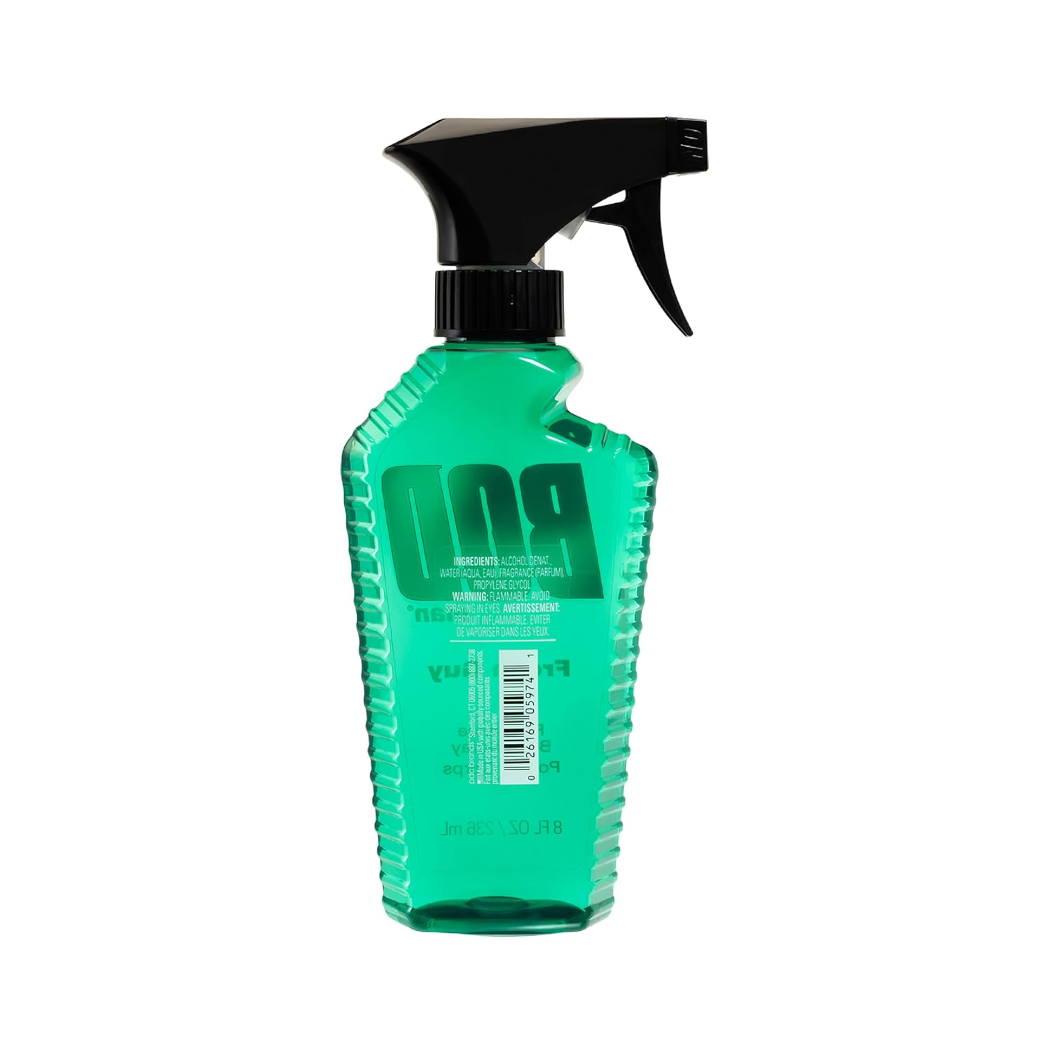 BOD man Fragrance Body Spray, Fresh Blue Musk, 8 fl oz