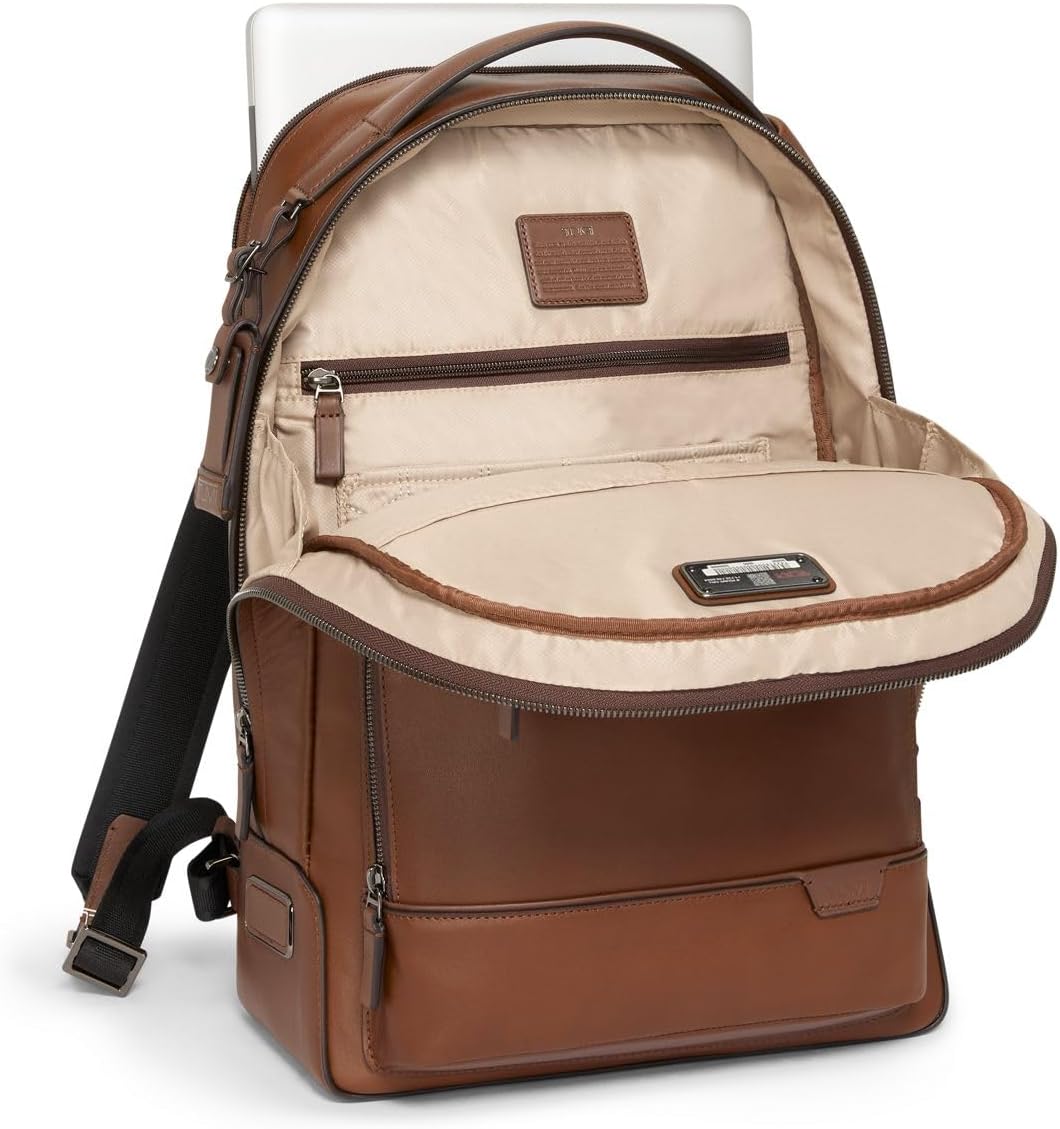 TUMI Harrison Warren Backpack, 15-Inch Laptop Backpack, Black Bombe