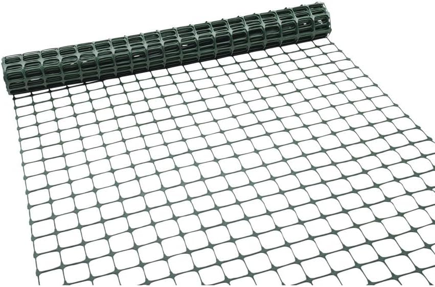 Tenax Home Fence - Green Plastic Garden Fence, Lightweight, Durable - 36 in x 300 in - Polyethylene