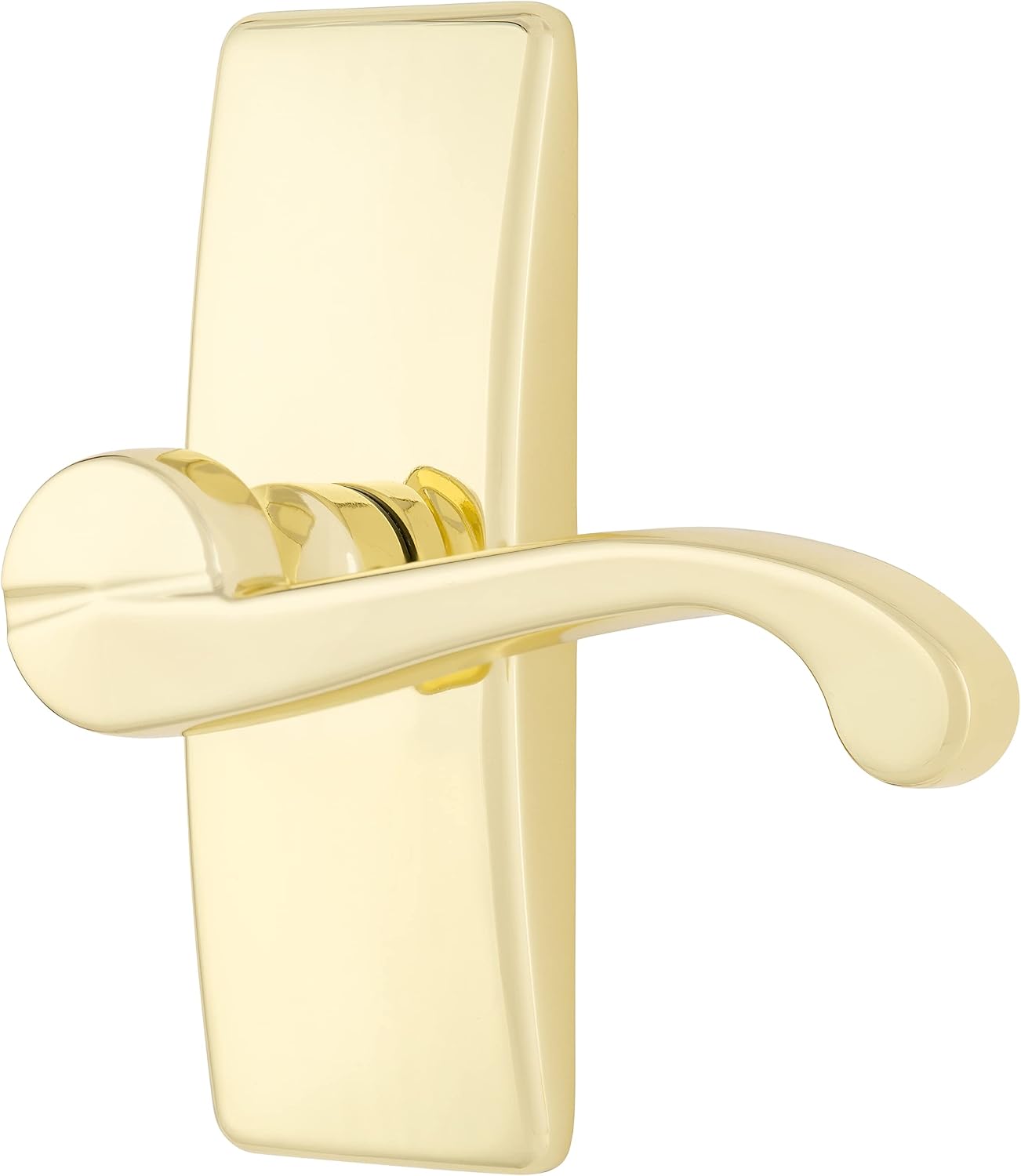 Wright Products VGL025-555, Brass Georgian Style Surface Mount Latch, Gold