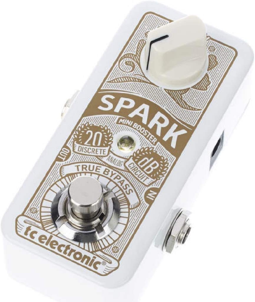 TC Electronic SPARK MINI BOOSTER Ultra-Compact Booster Pedal with PrimeTime Switching and Fully Analog Design
