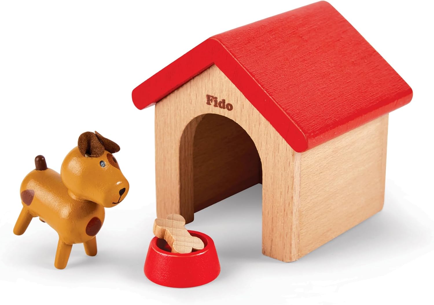 Hape Family Pets Wooden Dollhouse Animal Set