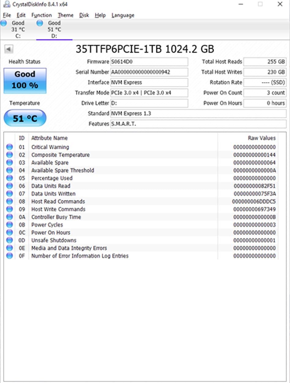 Timetec 1TB SSD NVMe PCIe Gen3x4 8Gb/s M.2 2280 3D NAND High Performance SLC Cache Read/Write Speed Up to 2, 000/1