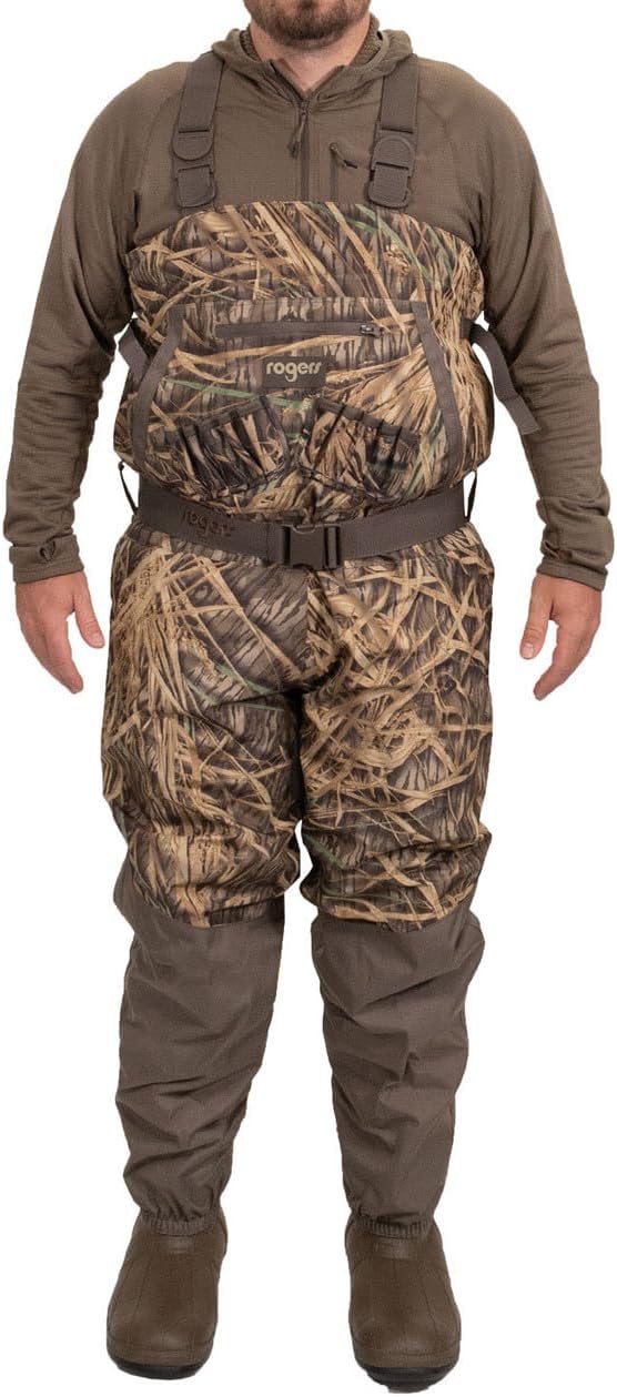 Rogers Toughman 2-in-1 Insulated Breathable Waders in Habitat size 11 Tall Slim