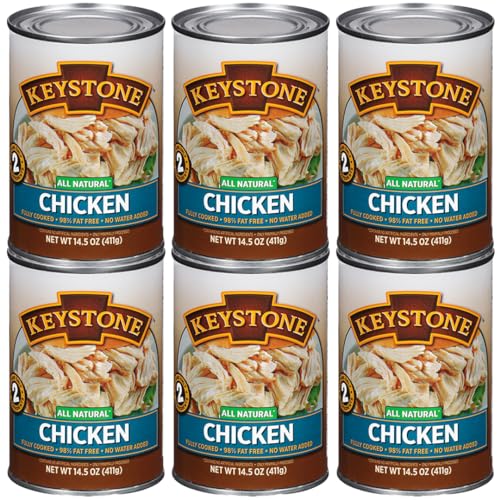 Keystone Meats All Natural Heat and Serve Ground Beef 14 Oz Fully Cooked Canned Meat Shelf Stable Emergency Survival Canned Food Ready to Eat No Preservatives Gluten Free Made in USA Pack of 2