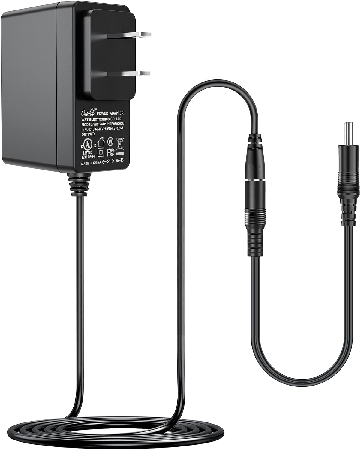 UL 5V AC Adapter Compatible with Arcade1up 8121 LS3062020 8261 8296 8295 Ms Pac-Man Counter-Cade CounterCade Console Table Top Game Arcade 1Up