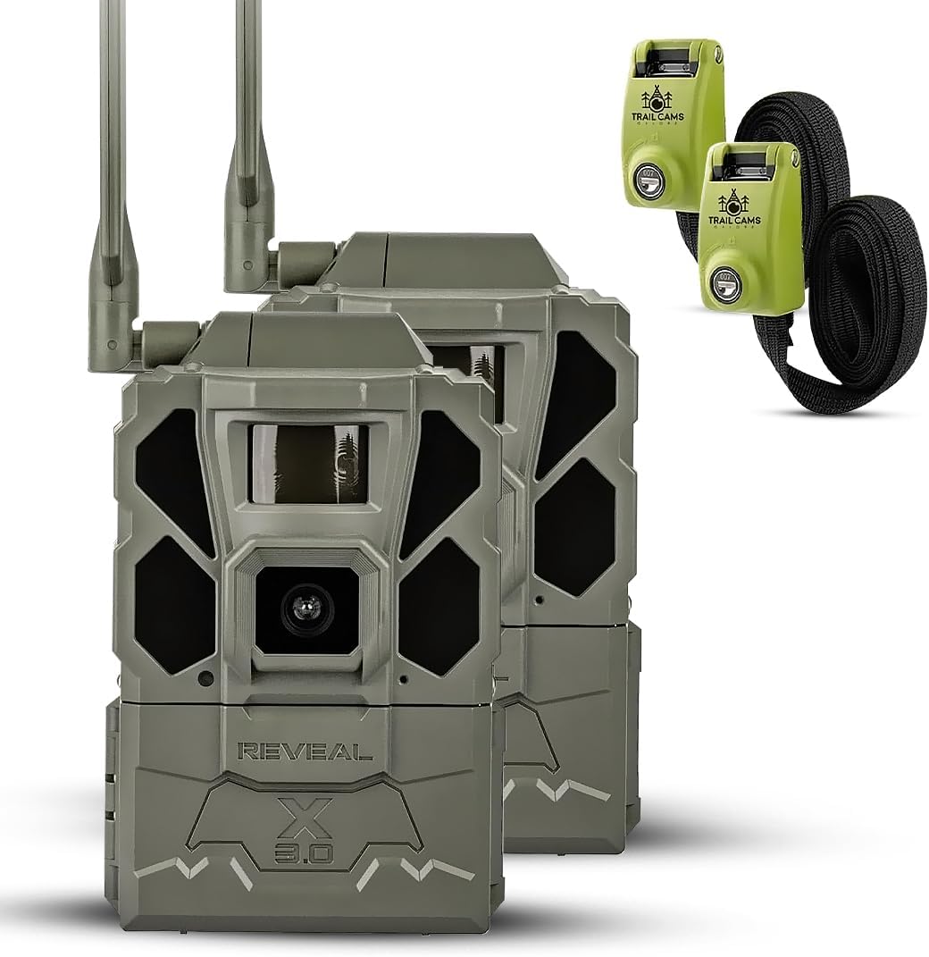 TACTACAM Reveal X Gen 3.0 Cellular Trail Camera - Multi Carrier, HD Photos & Videos, Pre-Installed Antenna, Built-in GPS, Best Battery Life