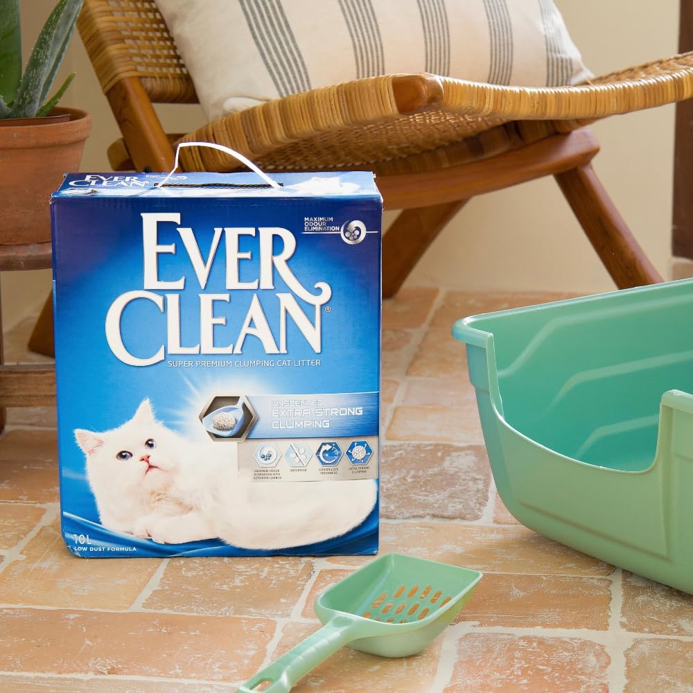 Ever Clean Extra Strong Clumping Cat Litter, 10 Litre, Scented