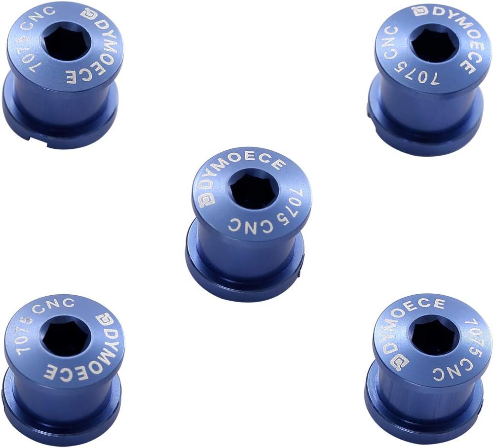 Double Chainring Bolts 7075 Aluminum Alloy for Road MTB M8 Crankset | Bike Chainring Bolts Anodized Anti-Corrosion CNC Machined