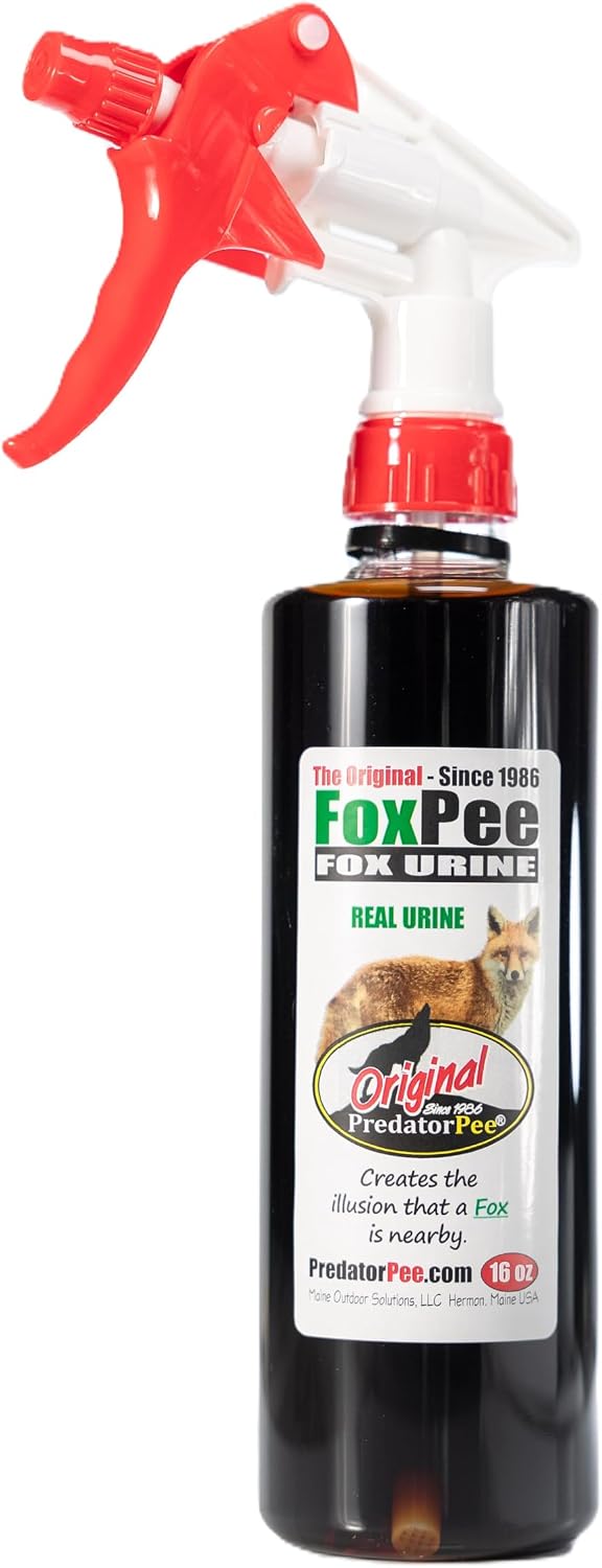 Predator Pee 100% Fox Urine - Territorial Marking Scent - Creates Illusion That Fox is Nearby - 16 oz
