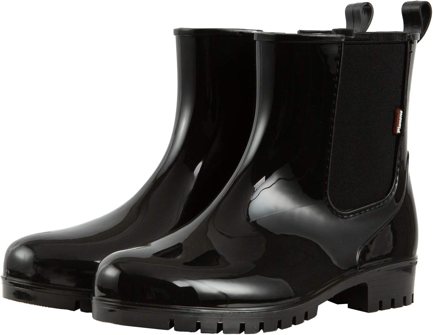 planone Cute Short Rain Boots for Women, Waterproof Chelsea Ankle Boots