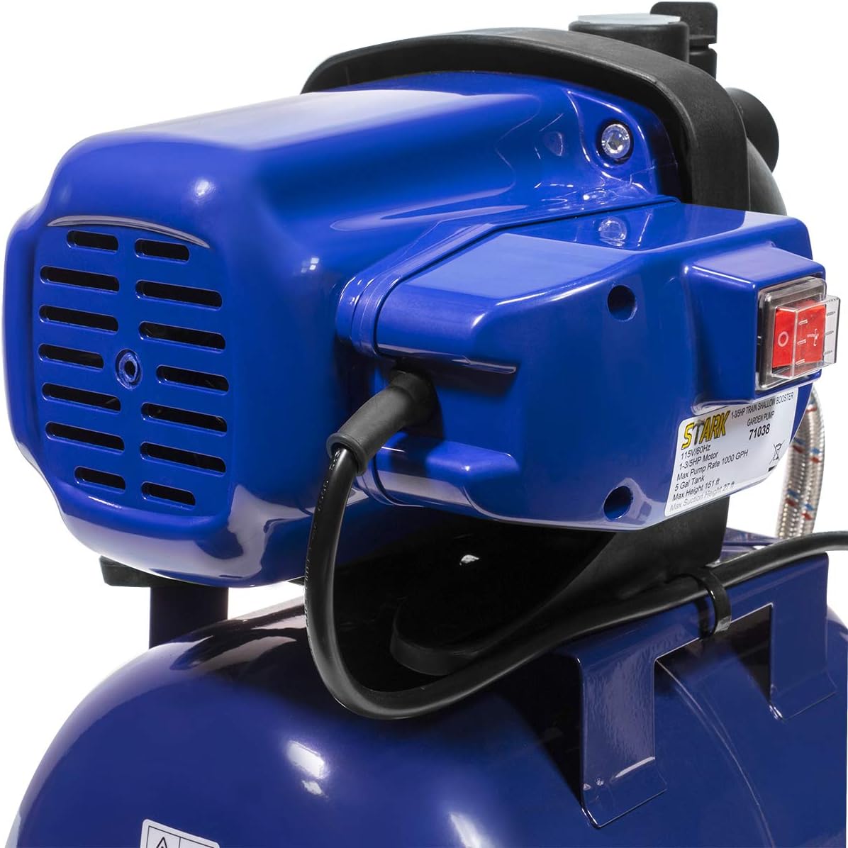 XtremepowerUS 1.6HP Water Transfer Pump w/Automatic Electronic Controller 1268GPH Shallow Well Pump Garden Booster Sprinkler Irrigation Lawn Farm