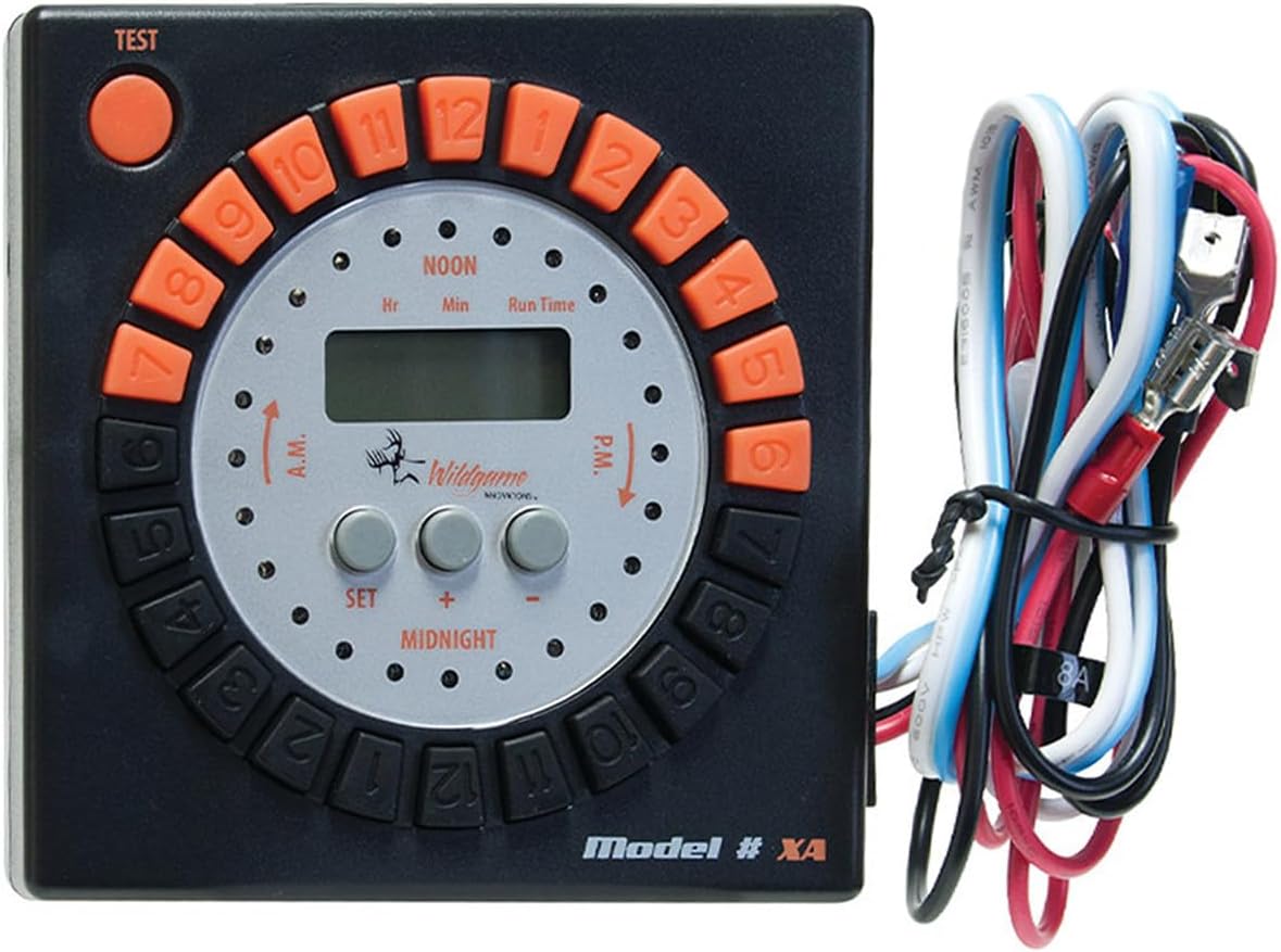 WILDGAME INNOVATIONS Trophy Hunter 6V Analog Feeder Kit | Durable Easy-to-Use Power Control Unit and Analog Timer for Hunting Game Feeder