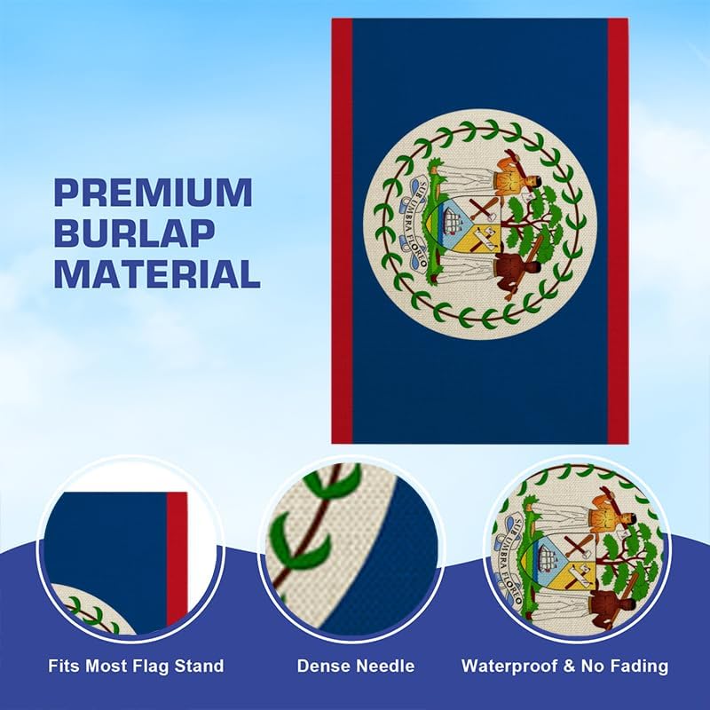 Nicaragua Nicaraguans Garden Flags 12x18 Inch Double Sided Burlap Patriotic Country Yard Flag Banners Outdoor Weather Resistant Farmhouse Porch Lawn Decoration