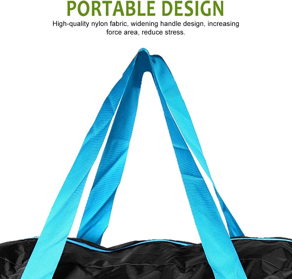 Foldable Duffel Bag, 46L Lightweight Travel Luggage Collapsible Backup Bag Sports Vacation