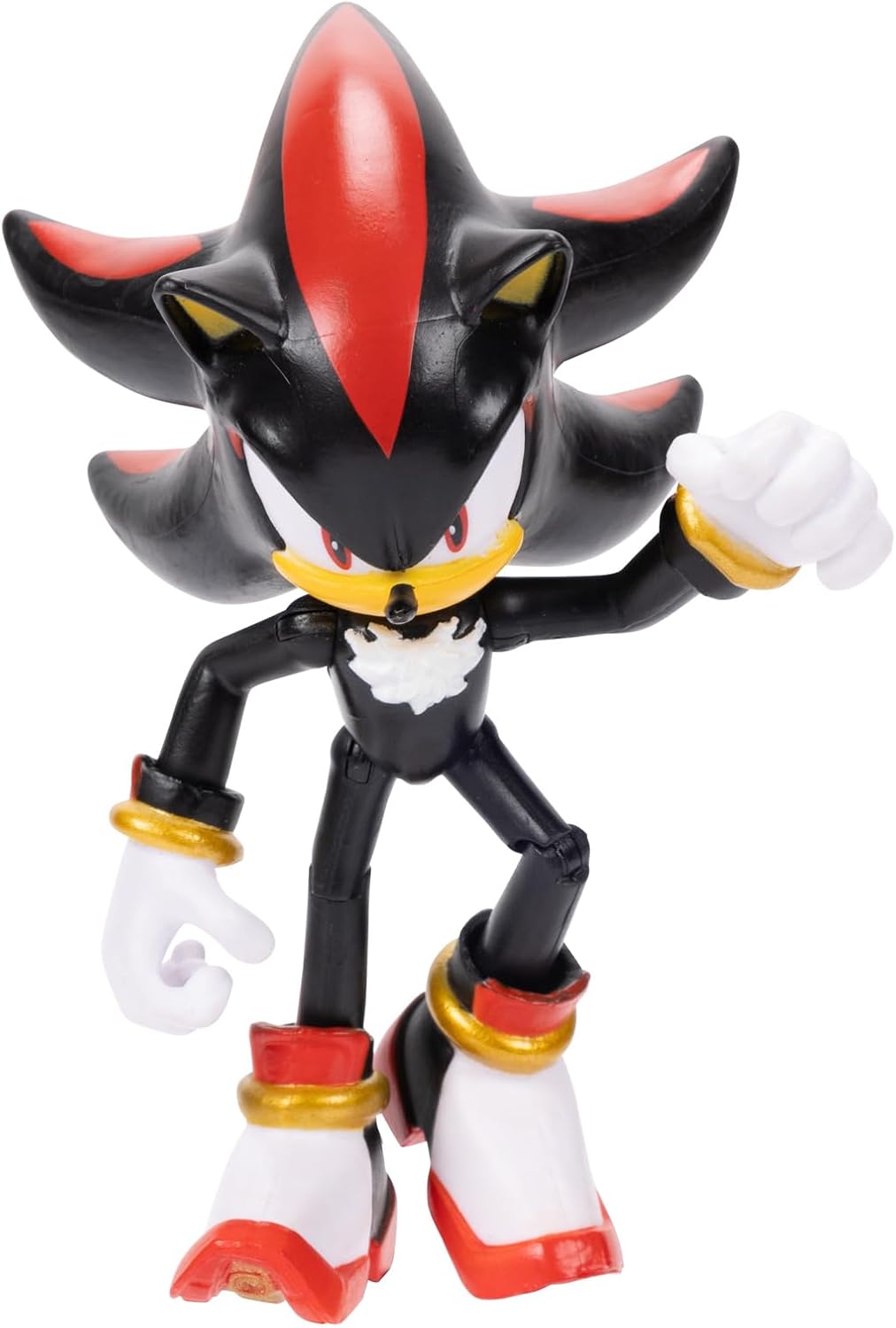 Sonic the Hedgehog 4-inch Shadow Action Figure with Star Spring Accessory. Ages 3+ (Officially licensed by Sega)