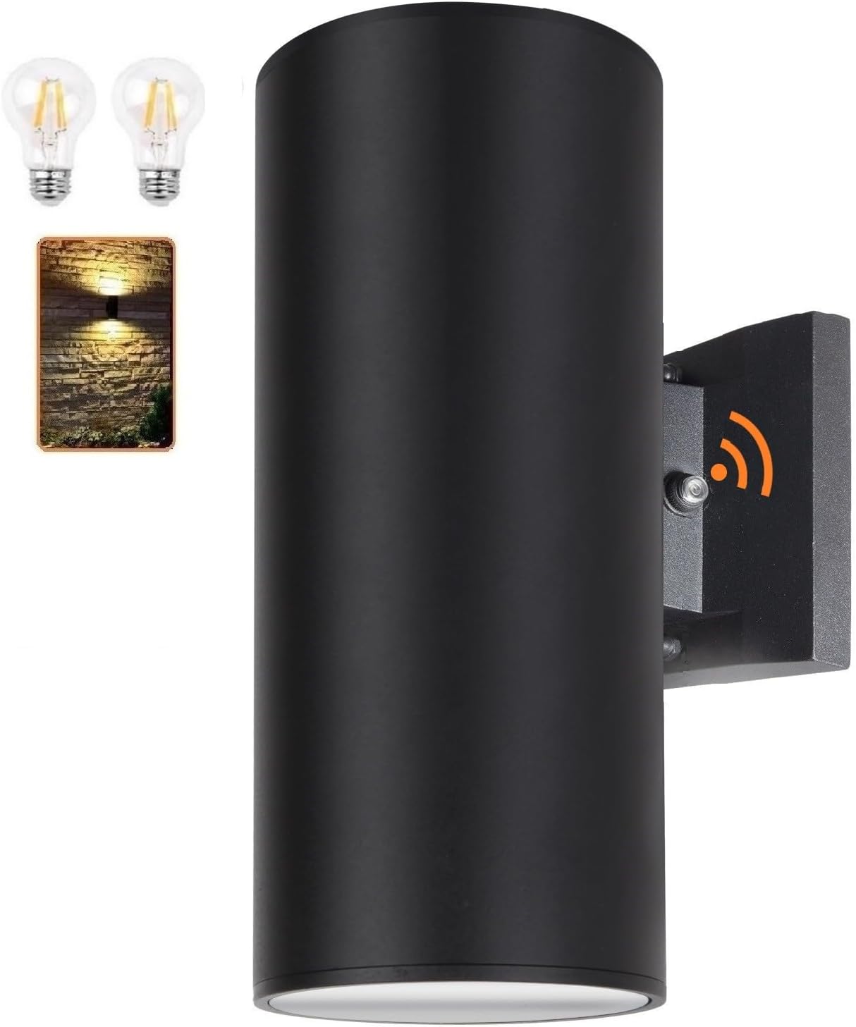 Dusk to Dawn Outdoor Wall Sconce, Waterproof Exterior Light Fixture