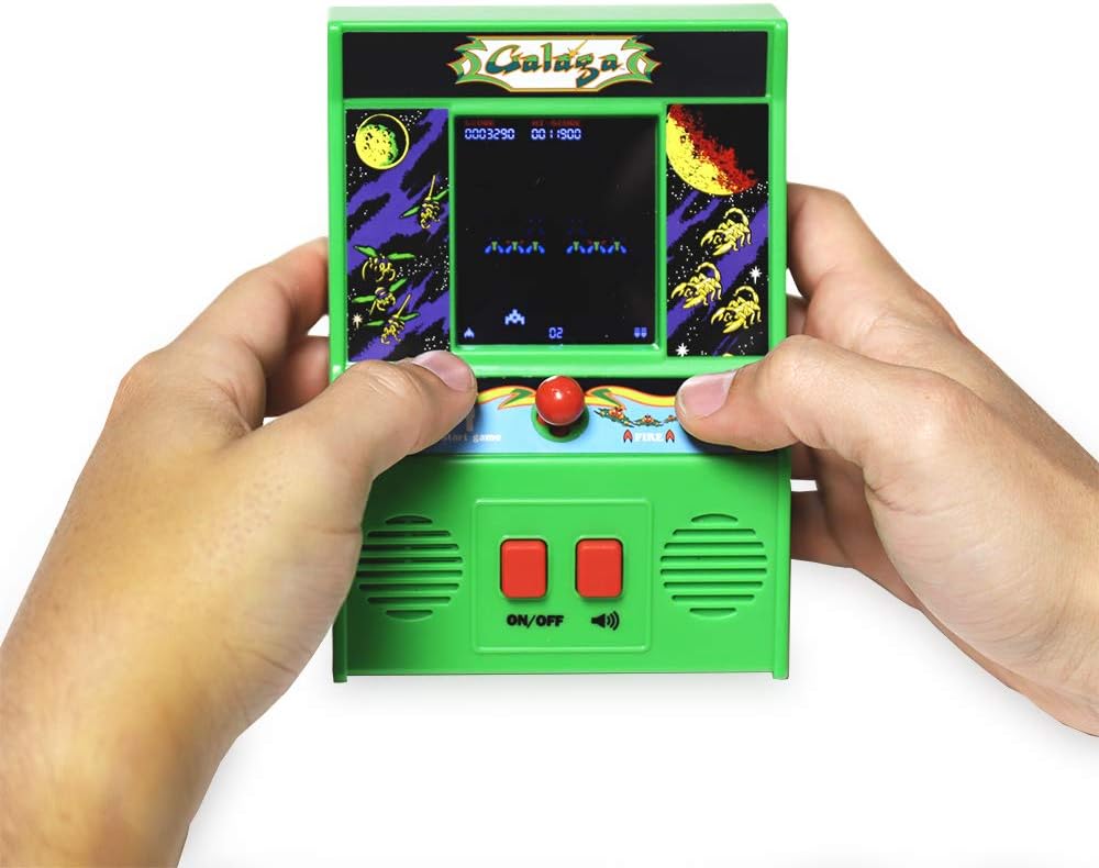 Basic Fun Galaga Mini Arcade Game (4C Screen)