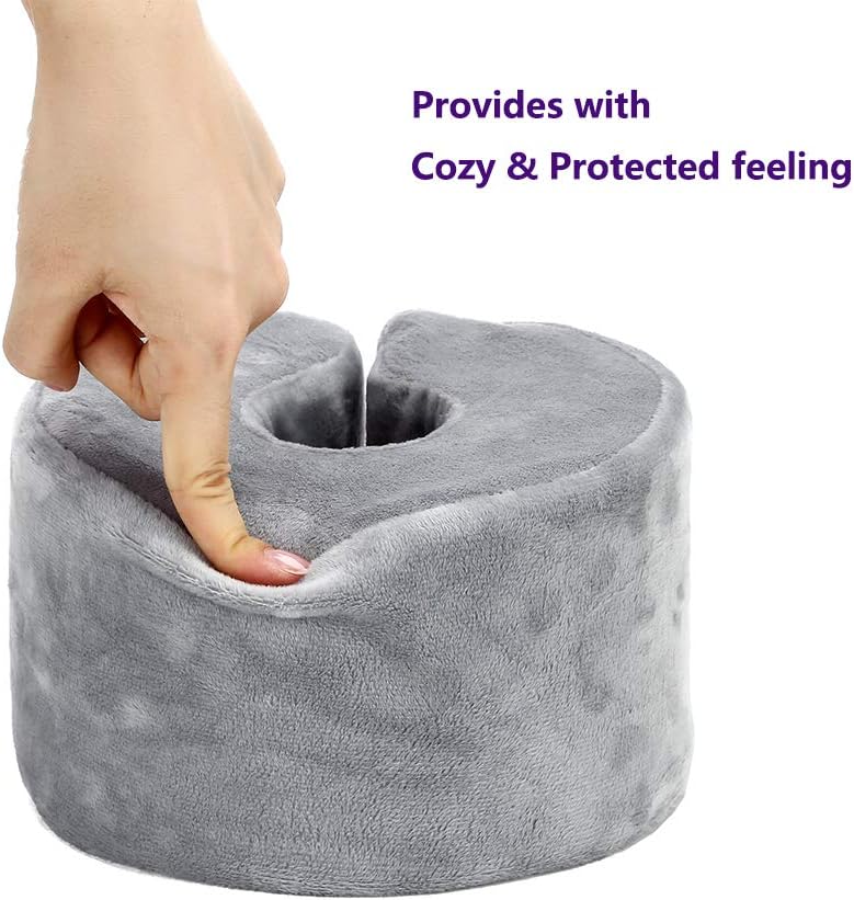 Foot Elevation Pillow Elevating Leg Rest Ankle Protector Foot Leg Support Pillow Broken Ankle Donut Foam Foot Elevator Cushion Heel Pillows
