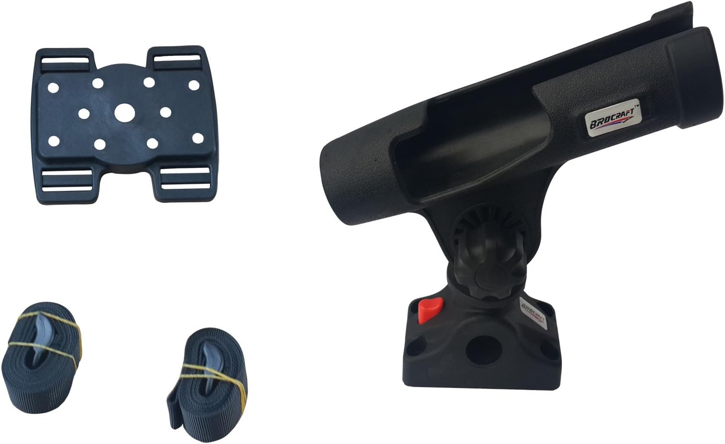 Brocraft Float Tube OR Pontoon Boat Rod Holder / Float Tube Fly Rod Holder