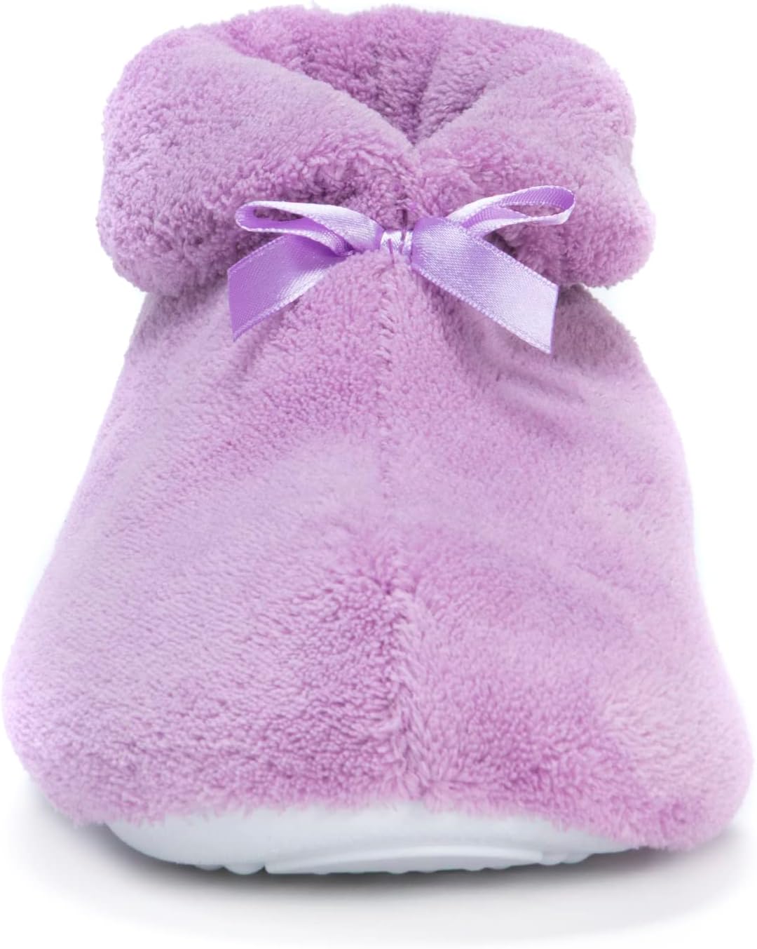 Soft Ones womens Micro Chenille Boot With Satin Bow