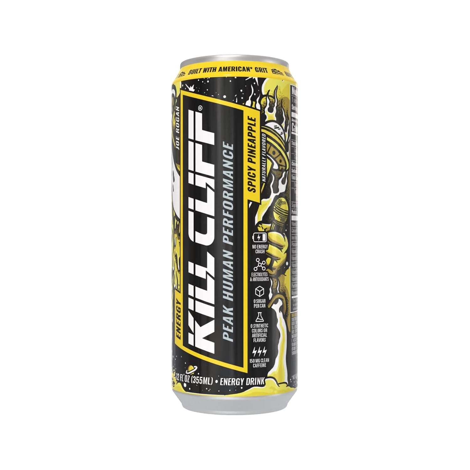 Kill Cliff Energy Drink - Sugar Free - Smashing Citrus 12 oz 12 Pack