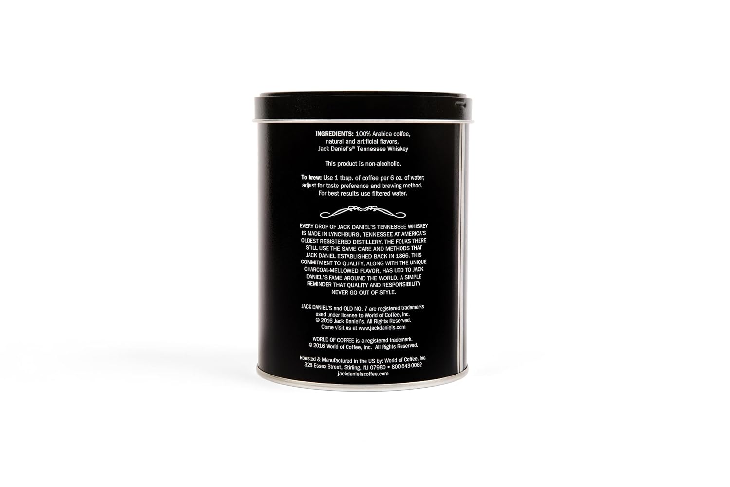 Jack Daniel's Tennessee Whiskey Ground Coffee (8.8oz)