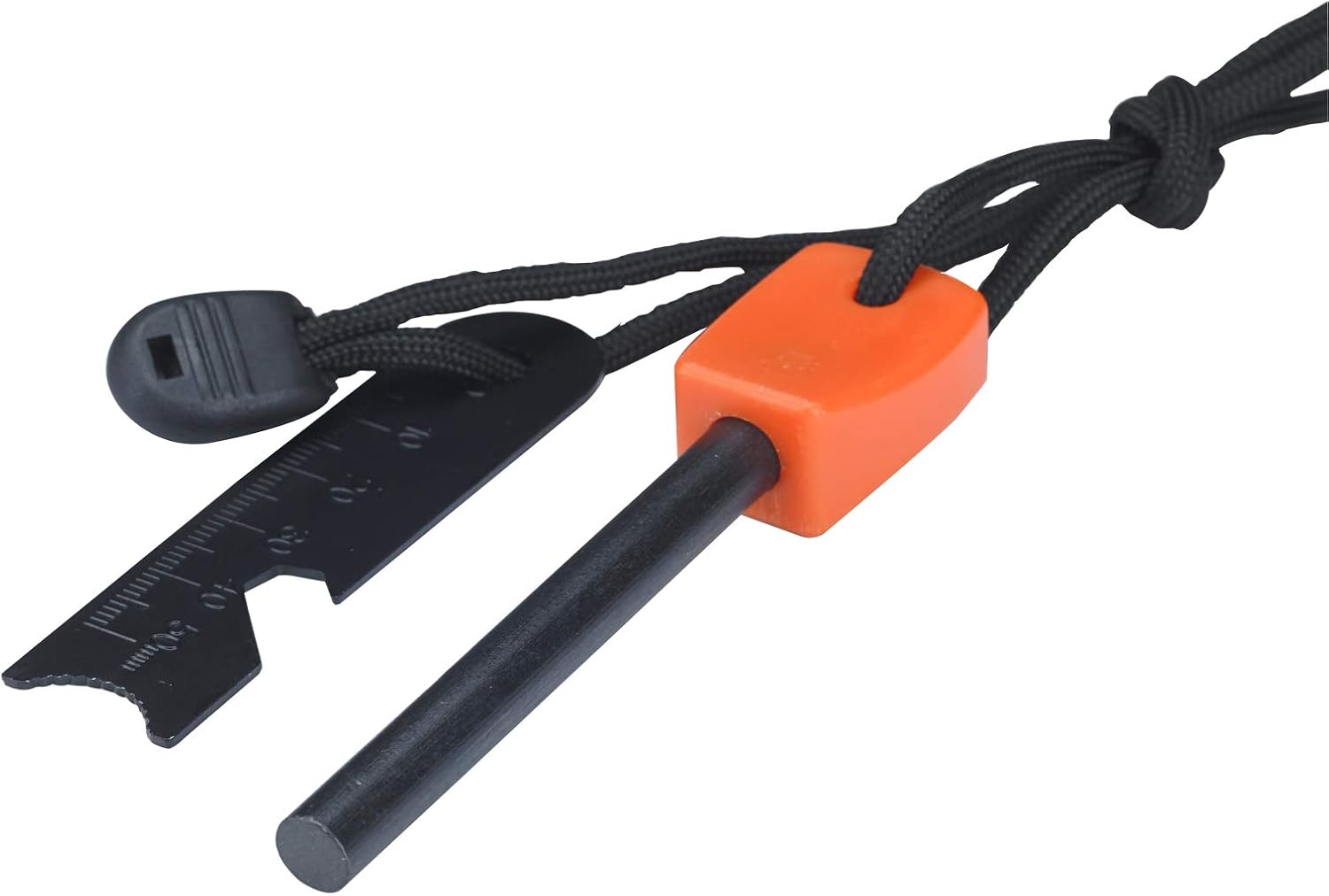 FOSTAR Ferrocerium Alloy Rod Fire Starter, 5/16 Inch Thick Waterproof Fire Steel, Bushcraft Ferro Rod with Easy Grip Handle