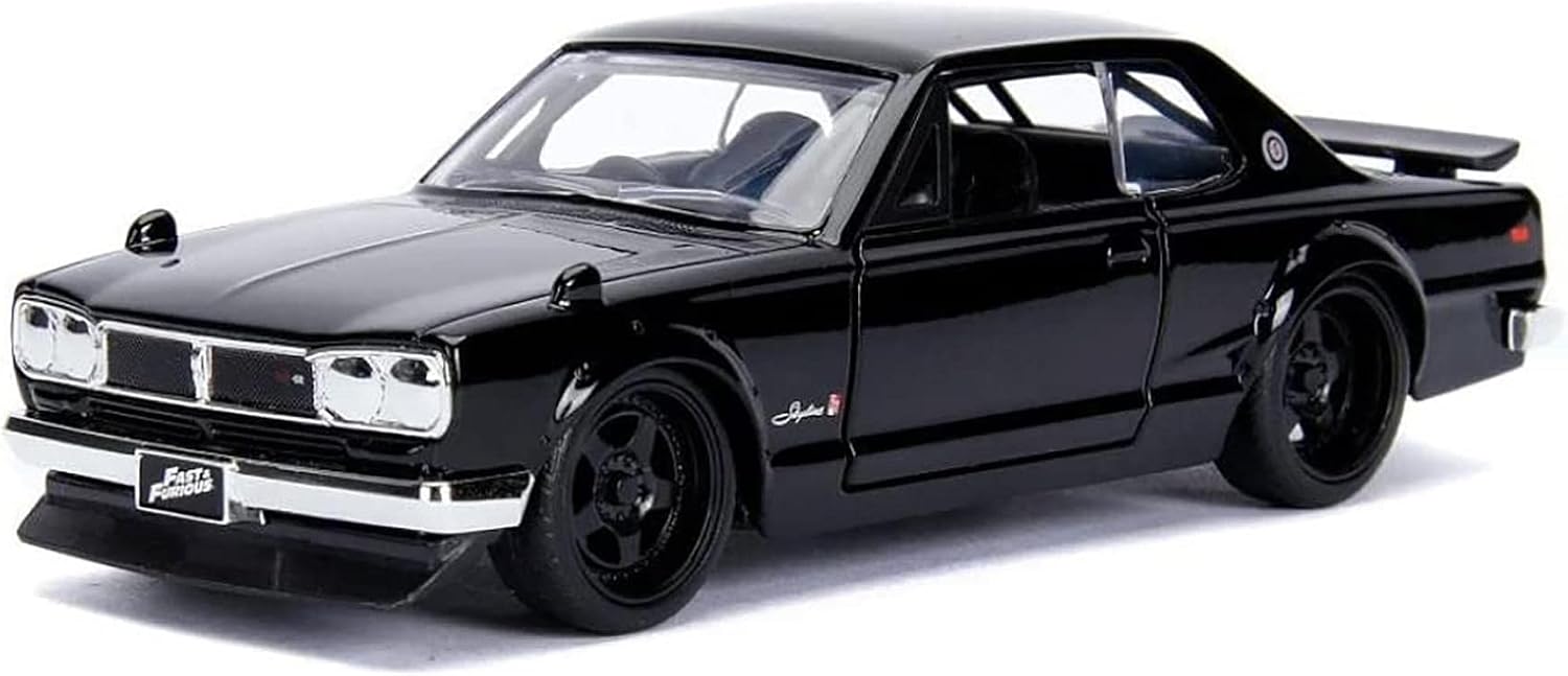 Jada Toys Fast & Furious 1:32 Brian's 1971 Nissan Skyline 2000 GT-R Die-cast Car, Toys for Kids and Adults (99602)