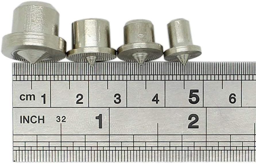 Dowel Center Set 8PC Woodworking Tenon Transfer Plugs 1/4-1/2" | Metal Dowel Centering Pins for Accurate Hole Alignment and Joinery Marker Dowel