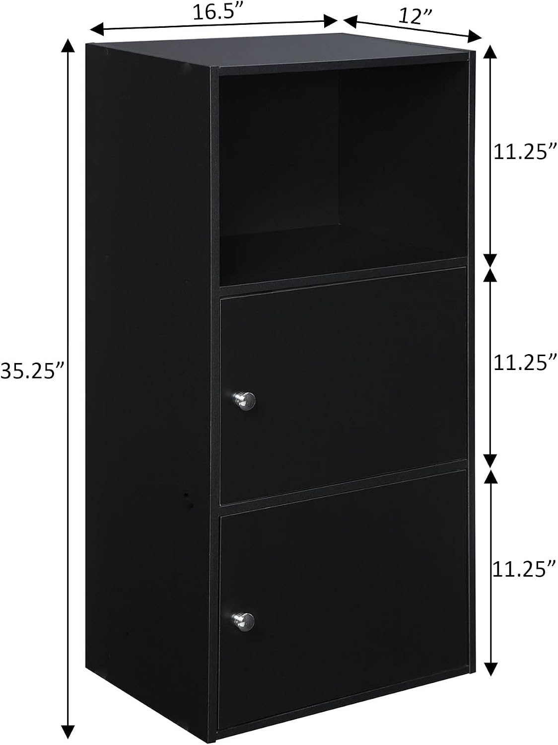 Convenience Concepts Xtra Storage 2 Door Cabinet, White (151187W)