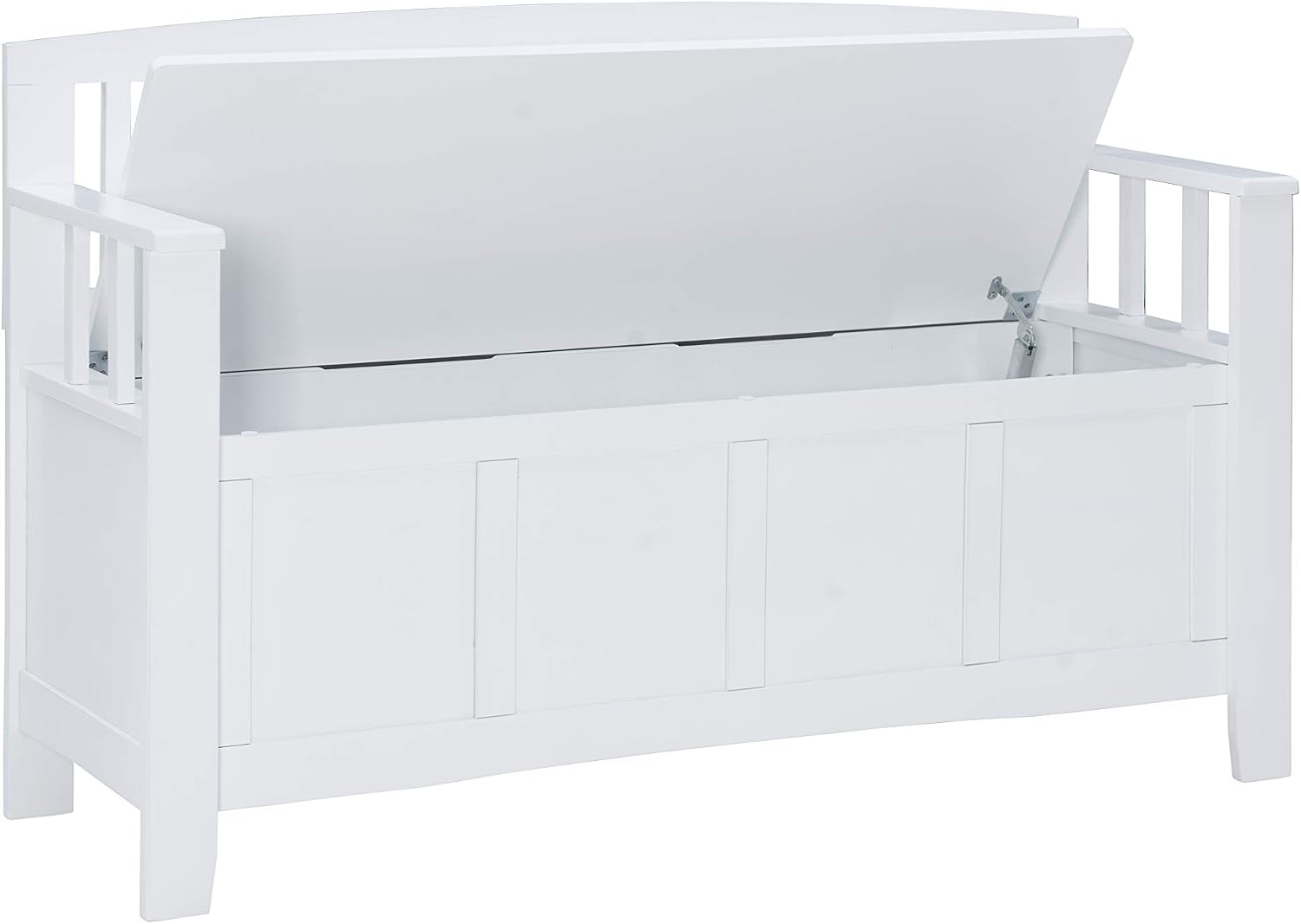 Linon Home Dcor Linon Home Decor Cynthia Storage Bench, 50"w x 17.25"d x 32"h, Walnut