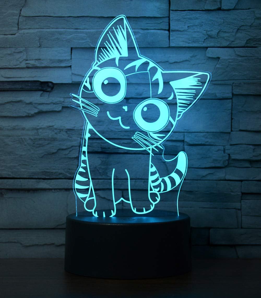 i-CHONY Dinosaur Toy T-Rex 3D Night Light for Kids, 16 Colors Dimmable Dinosaur Led Light with Remote & Smart Touch