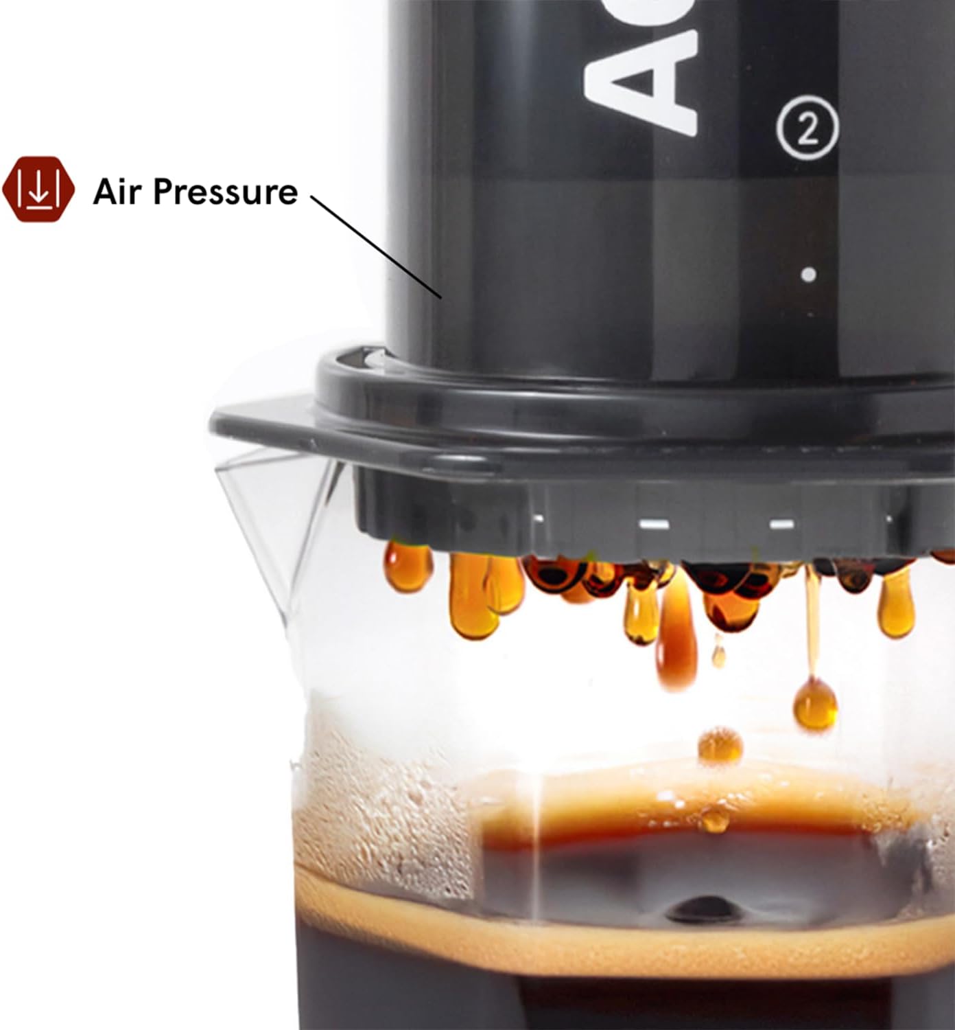 AeroPress Original Coffee Press, French Press, Pour-Over & Espresso Style | All-in-One Manual Coffee Maker, 2-Minute Brew, Less Bitterness, More Flavor, Portable, Travel & Camping