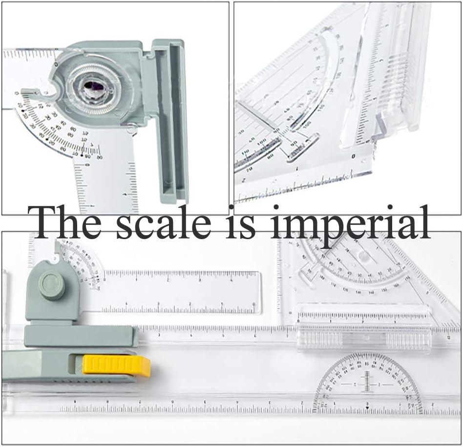 SALEMAR Inch Scale A3 Drafting Table Drawing Board Graphic Architectural Sketch Tool Set