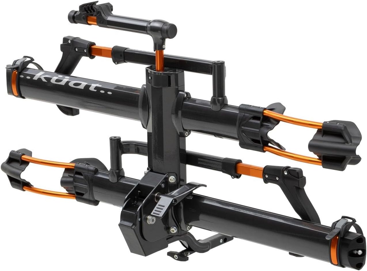 Kuat NV 2.0-1.25" - 2-Bike Hitch Rack | Robust 2-Bike Rack with Trail Doc for Riders & Cyclists, Rugged All-Metal Construction, E-Bike Compatible, Easy Installation