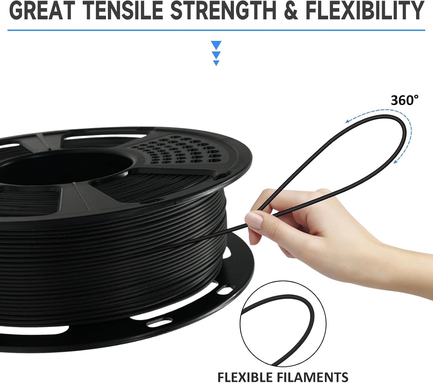 GIANTARM 3D Printer Filament, Silk Gold Pla Filament, 1Kg(2.2lbs) Spool, 1.75mm Dimension Accuracy +/- 0.03mm, 3D Printing Filament