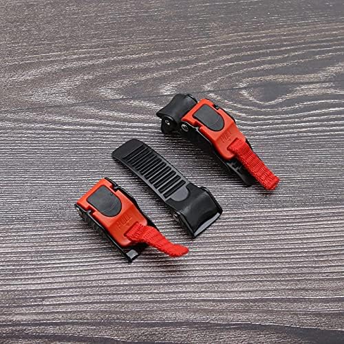 3x Motorcycle Helmet Quick Release Speed Clip Chin Strap Pull Buckle Plastic Applicable bandwidth 20mm