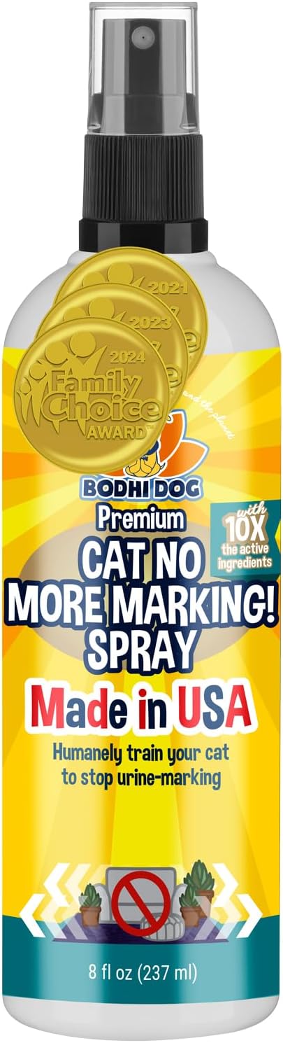 Bodhi 3-in-1 Cat & Kitten Training Aid - Cat Deterrent Spray for Indoor and Outdoor Use - Repellent to Establish Boundaries, Keep Cats Off Furniture
