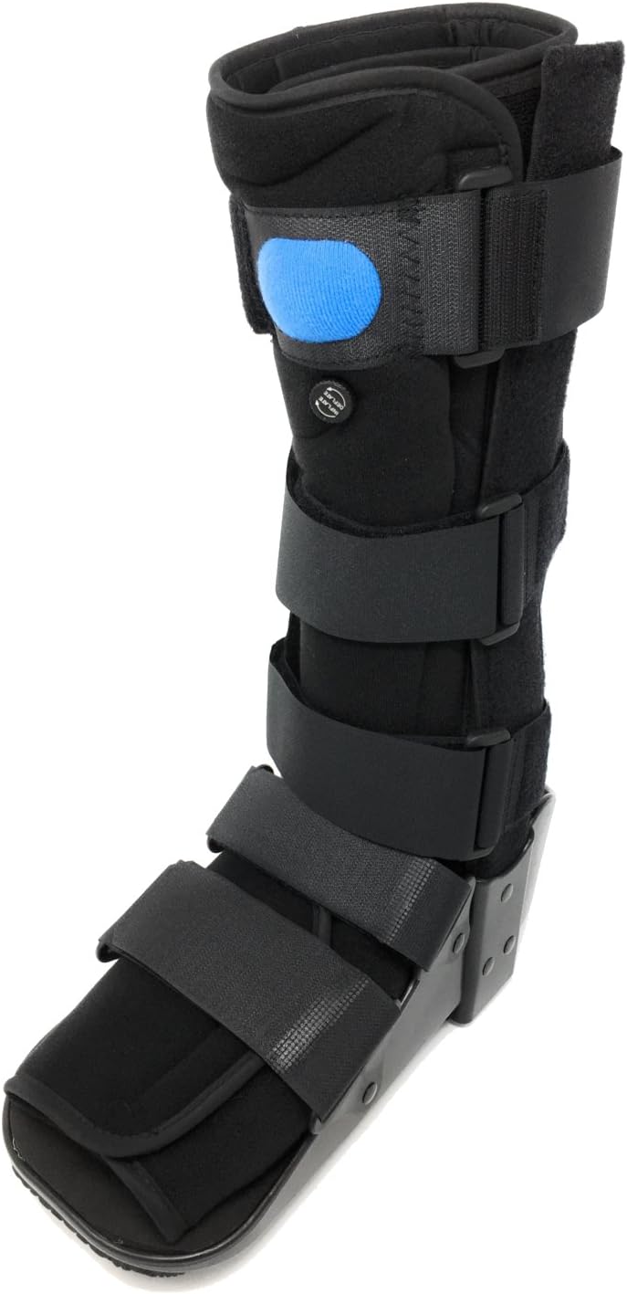 OTC Walker Boot Delux Short Low Top Leg Cast, Black, X-Small